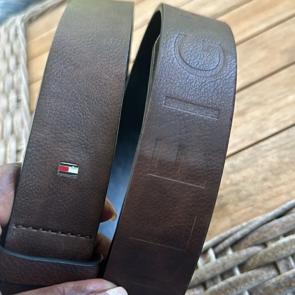 Tommy Hilfiger Faux Leather Men’s Belt XL 42-44